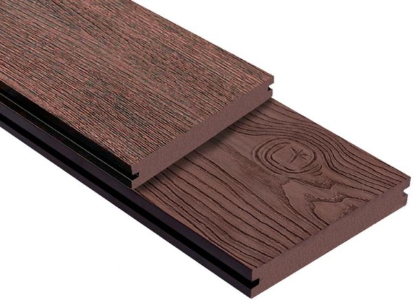 Террасная доска ДПК Outdoor 3D полнотелая STORM/OCEAN BROWN коричневая микс купить в Котласе