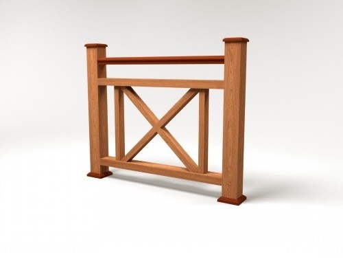 Ограждение из ДПК FG2 терракот купить в Котласе