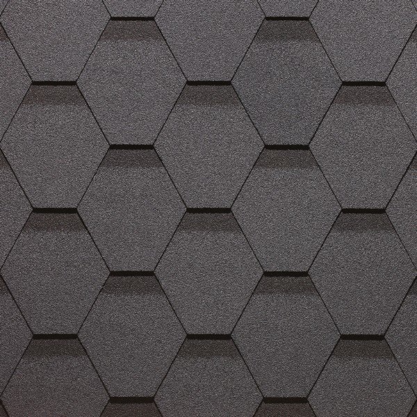 Гибкая черепица Docke, коллекция Сота – Серый купить в Котласе