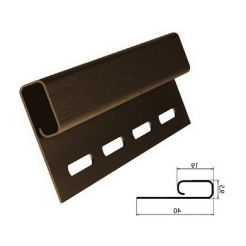 Финишная планка, коричневая купить в Котласе