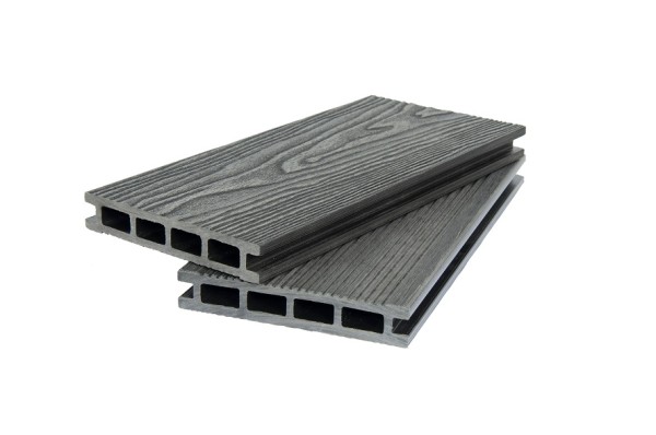 Террасная доска ДПК POLIVAN GROUP 3D+вельвет пустотелая двухсторонняя DENPASAR чёрный купить в Котласе