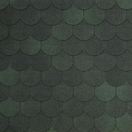 Гибкая черепица Tegola ASSISI verde 473 купить в Котласе