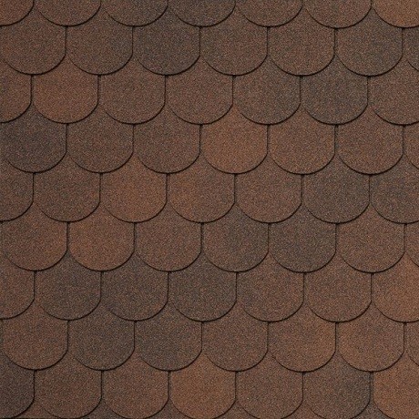 Гибкая черепица Tegola ASSISI marrone 434 купить в Котласе