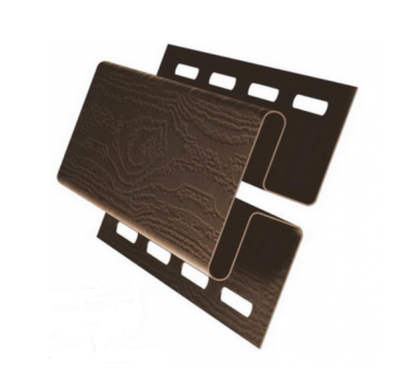 H-профиль (соеденительная планка)для сайдинга, коричневый купить в Котласе