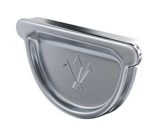 Водосток Aquasistem, Система 150/100 - Заглушка желоба универсальная оцинкованая купить в Котласе