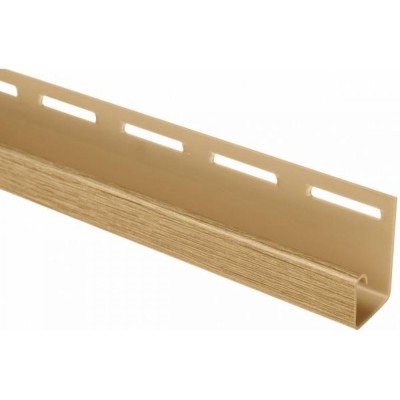 J-профиль Люкс Крашенный, К-15, ВН, Каштан