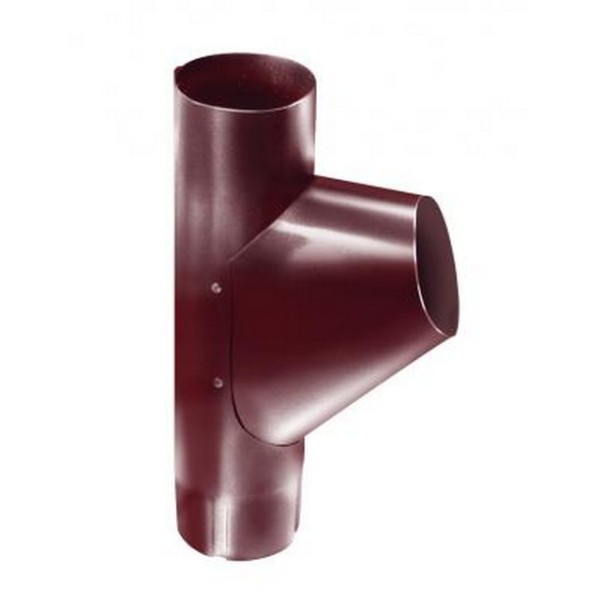 Водосток Grand Line 125x90 – Тройник трубы RAL 3005 купить в Котласе