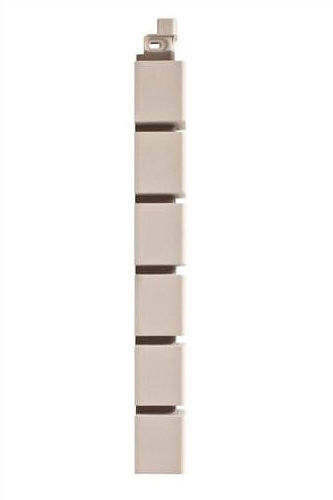 Фасадная панель Наружный угол кирпич клинкерный МАЛЫЙ (белый) 0,46х0,048м купить в Котласе