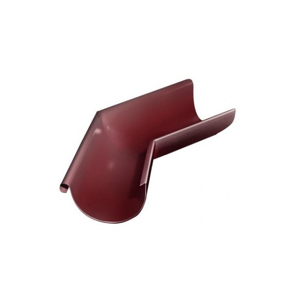 Водосток Grand Line 125x90 – Угол желоба наружный 135° RAL 3005 купить в Котласе