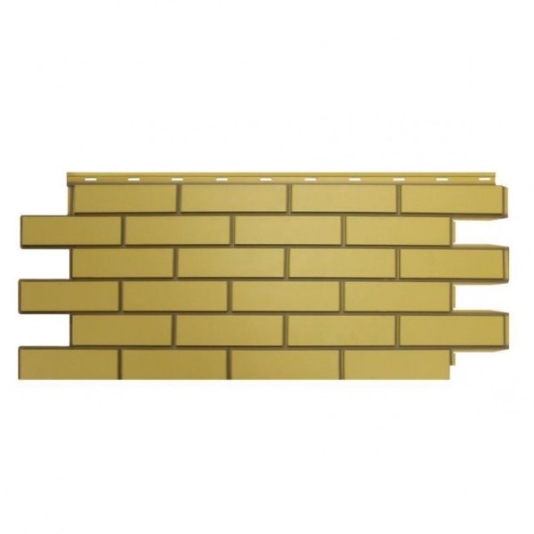 Фасадная панель Nordside, Гладкий Кирпич, Желтый купить в Котласе