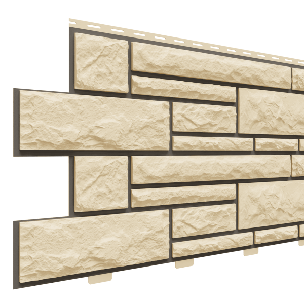 Фасадная панель Доломит, Брусчатка Доломит Шампань (2м) купить в Котласе