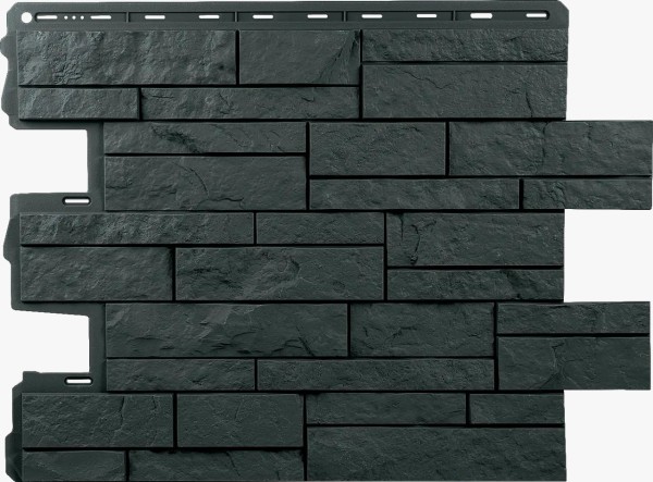 Фасадная панель Альта-Профиль Шотландия Графит купить в Котласе