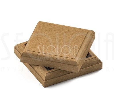 Комплект крышка/юбка для столба SEQUOIA NATURE