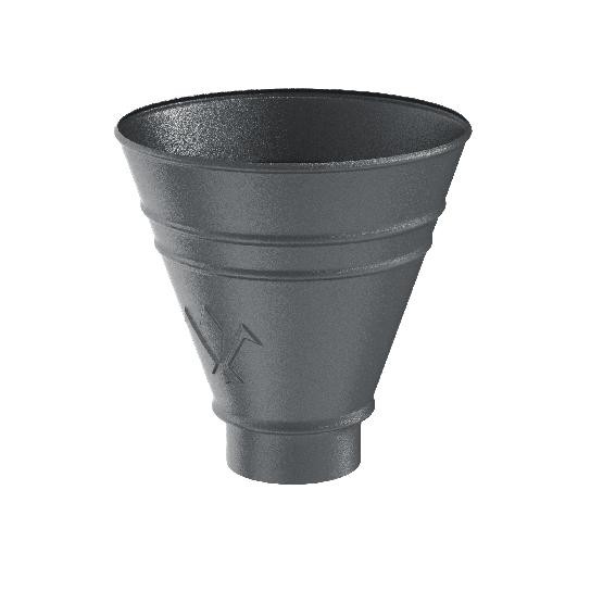 Водосток Aquasistem, Система 125/90 - Воронка водосборная круглая RR 23 Маренго matt купить в Котласе