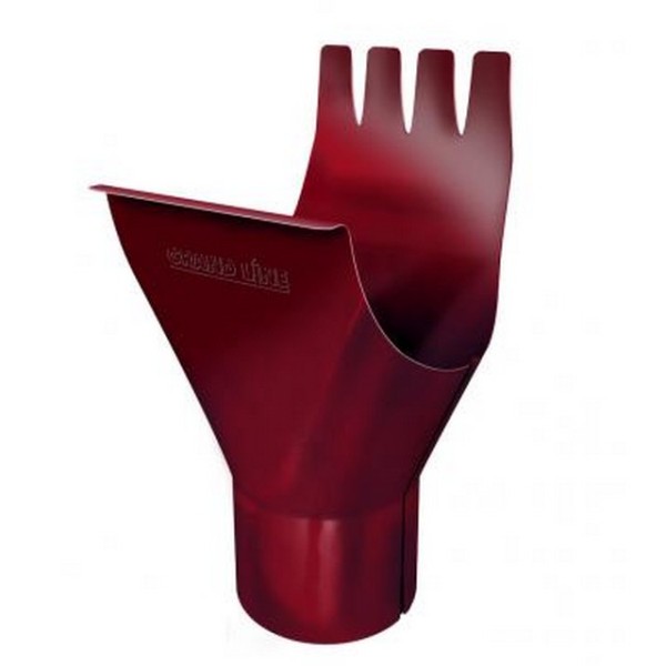 Водосток Grand Line 125x90 – Воронка желоба RAL 3005 купить в Котласе