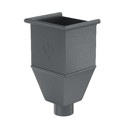 Водосток Aquasistem, Система 125/90 - Воронка_водосборная удлиненая RR 23 Маренго matt купить в Котласе