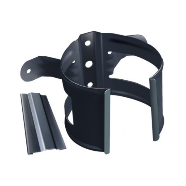 Водосток Grand Line 125x90 – Хомут трубы (на дерево) RAL 7024 купить в Котласе