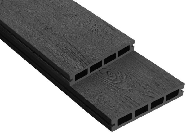 Террасная доска ДПК Outdoor 3D NEVADA/CALIFORNIA черная купить в Котласе