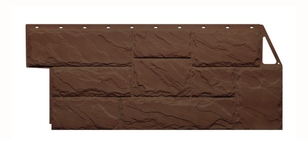 Фасайдинг Серия «Камень крупный» Коричневый купить в Котласе