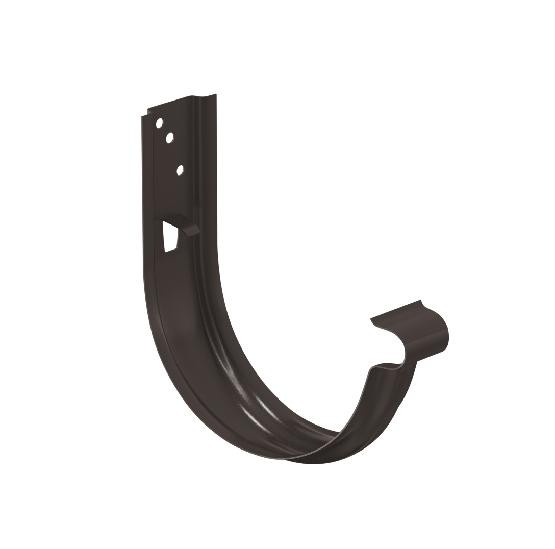 Водосток Aquasistem, система 150/100 - Крюк крепления желоба универсальный RR 32 Тёмно-Коричневый купить в Котласе