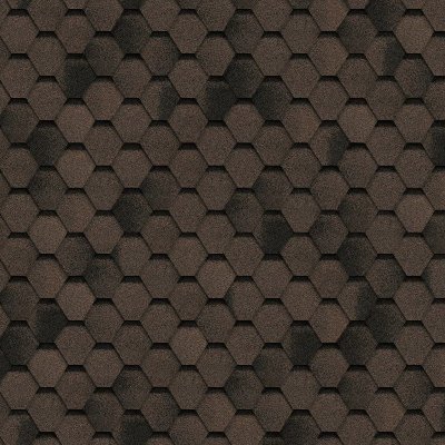 Гибкая черепица Shinglas, серия Финская,коллекция Соната – Коричневый