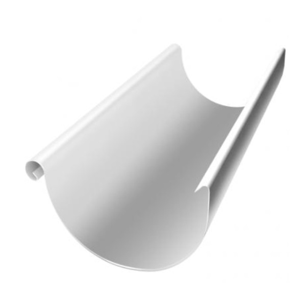 Водосток Grand Line 150x100 – Желоб 3м RAL 9003 купить в Котласе