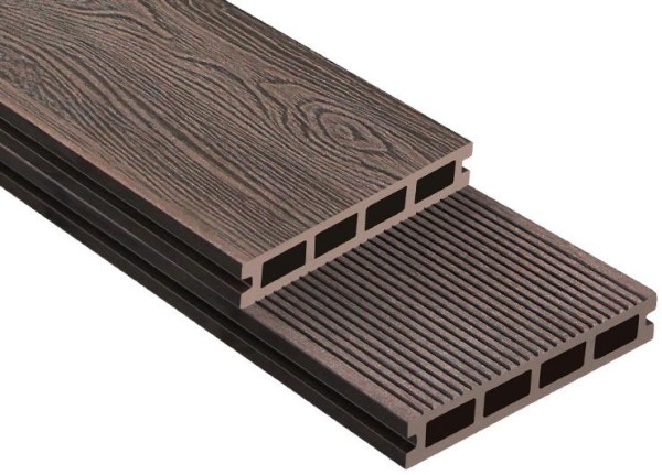 Террасная доска ДПК Outdoor 3D NEVADA/Вельвет коричневая микс купить в Котласе