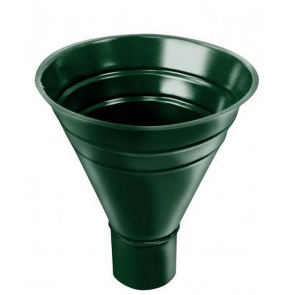 Водосток Grand Line 125x90 – Воронка водосборная RAL 6005 купить в Котласе