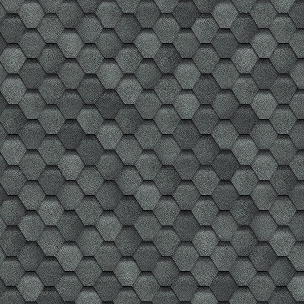 Гибкая черепица Shinglas, серия Финская,коллекция Соната – Серый купить в Котласе