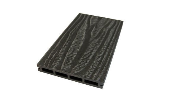 Террасная доская ДПК NanoWood Nature 3D (20мм) пустотелая Графит купить в Котласе