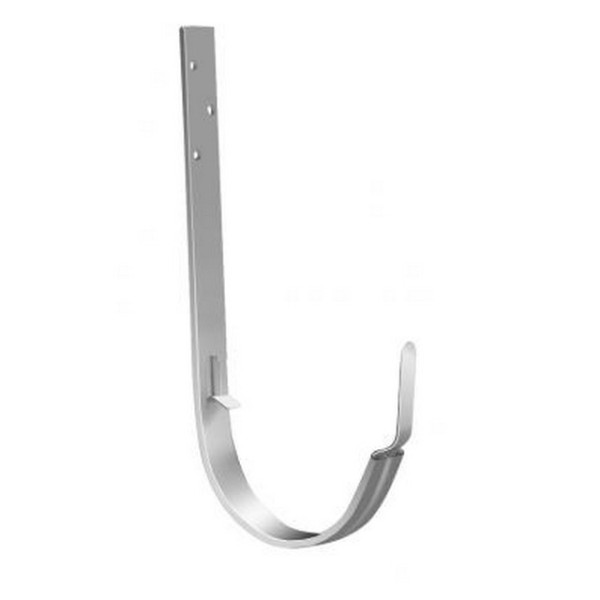 Водосток Grand Line 150x100 – Кронштейн длинный RAL 9003 купить в Котласе