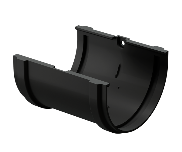 Соединитель желоба Docke Premium ПВХ - Карбон купить в Котласе