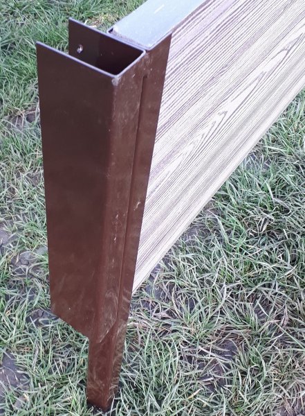 Угловой элемент металл, 90° для доски 300х30 мм Holzhof купить в Котласе