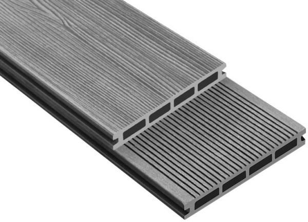 Террасная доска ДПК Outdoor 3D STORM/Вельвет серая микс купить в Котласе