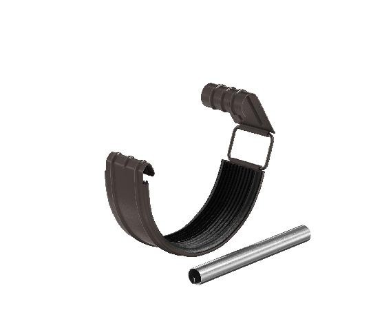 Водосток Aquasistem, система 150/100 - Соединитель желоба в комплекте RR 32 Тёмно-Коричневый купить в Котласе