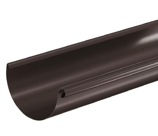 Водосток Aquasistem, система 125x90 - Водосточный желоб 3.00м RR 32 Тёмно Коричневый купить в Котласе