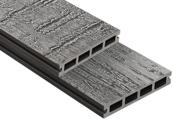 Террасная доска ДПК Outdoor 3D VIRGINIA/COLORADO темно-серая купить в Котласе