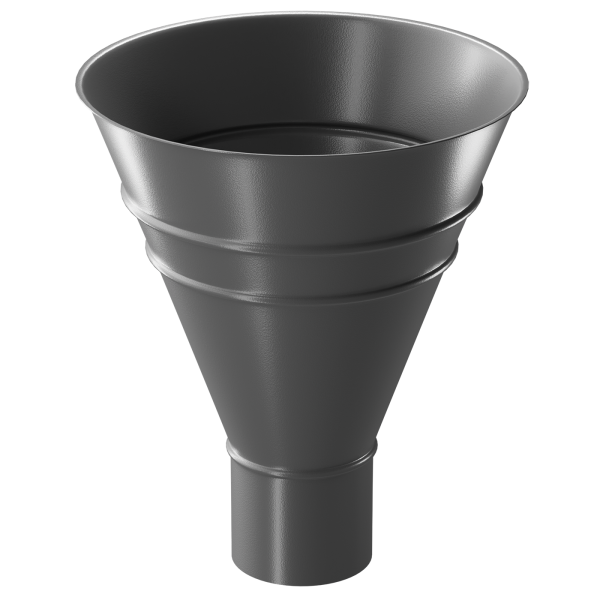 Воронка водосборная Döcke STAL PREMIUM, Графит купить в Котласе