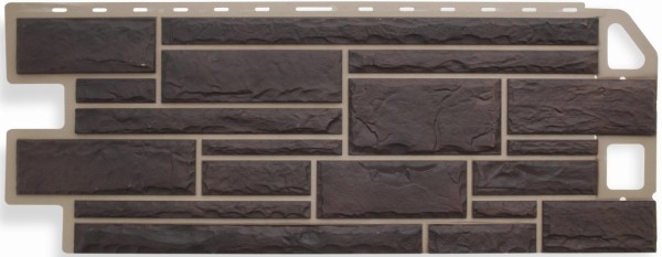 Цокольный сайдинг альта-профиль - коллекция "камень", жжёный купить в Котласе