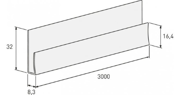 Стартовая планка для отделочных панелей Vox купить в Котласе
