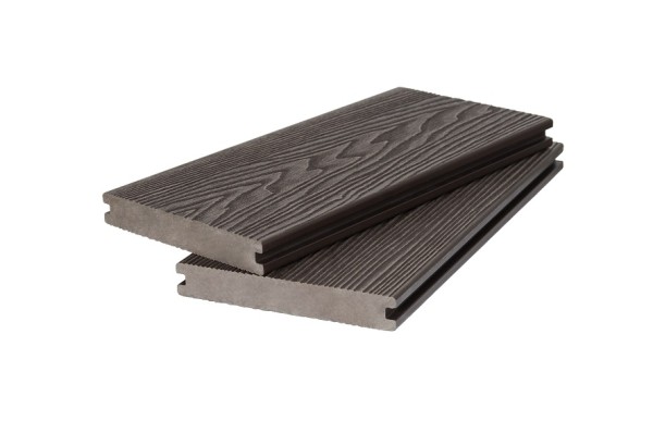 Доска террасная 3D фактура дерева POLIVAN GROUP двухсторонняя полнотелая SINGARAJA тёмно-коричневый купить в Котласе