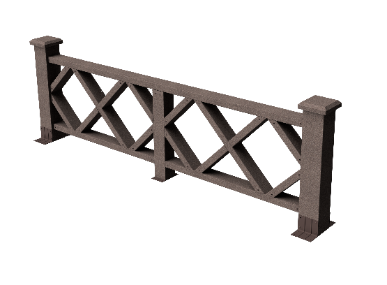 Ограждения декоративное ДПК GRINDERDECO Миллениум венге купить в Котласе