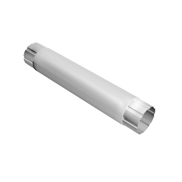 Водосток Grand Line 150x100 – Труба водосточная 1м RAL 9003 купить в Котласе