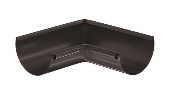 Водосток Aquasistem, система 150/100 - Угол желоба, внутренний 90° RR 32 Тёмно-Коричневый купить в Котласе