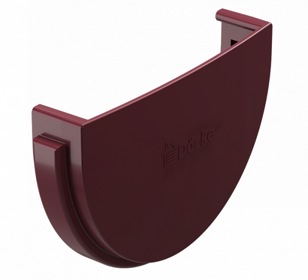 Заглушка желоба ПВХ Docke STANDART красный купить в Котласе