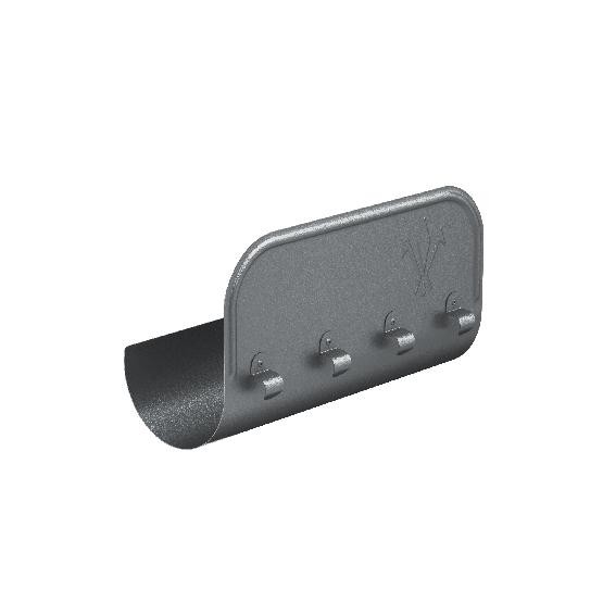 Водосток Aquasistem, Система 125/90 - Ограничитель перелива прямой RR 23 Маренго matt купить в Котласе