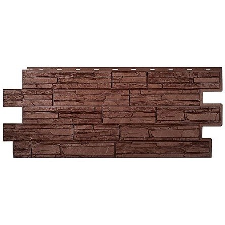 Фасадная панель T-Сайдинг-Альпийская сказка Коричневый купить в Котласе