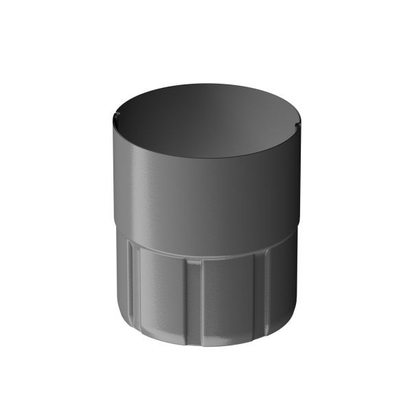 Муфта соединительная для водостока Döcke STAL PREMIUM, Графит купить в Котласе