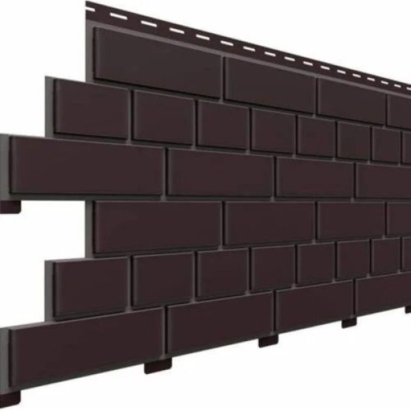 Фасадная панель Доломит Кирпич, Коричневый купить в Котласе