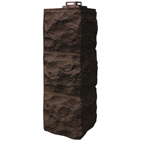 Угол наружный Fineber «Доломит» Тёмно Коричневый купить в Котласе